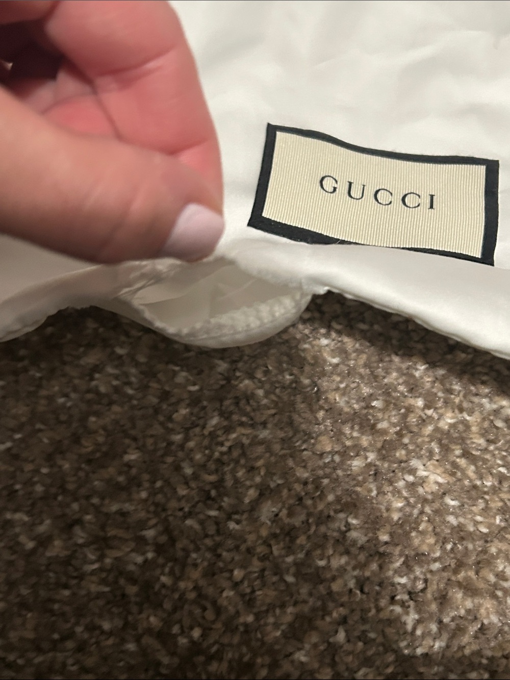 Gucci Brown GG Supreme Canvas Belt with Gold Double G Buckle - Picture 7 of 7